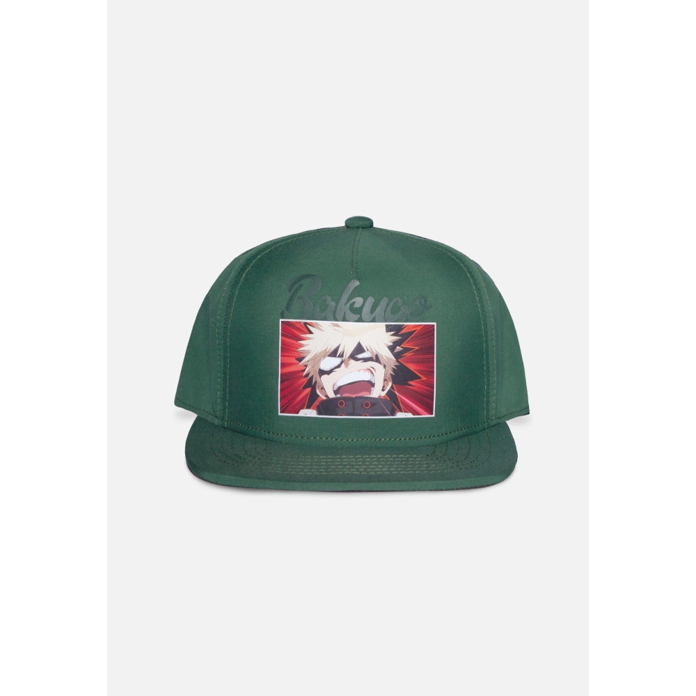 My Hero Academia - Katsuki Bakugo Casquette Snapback - Vert